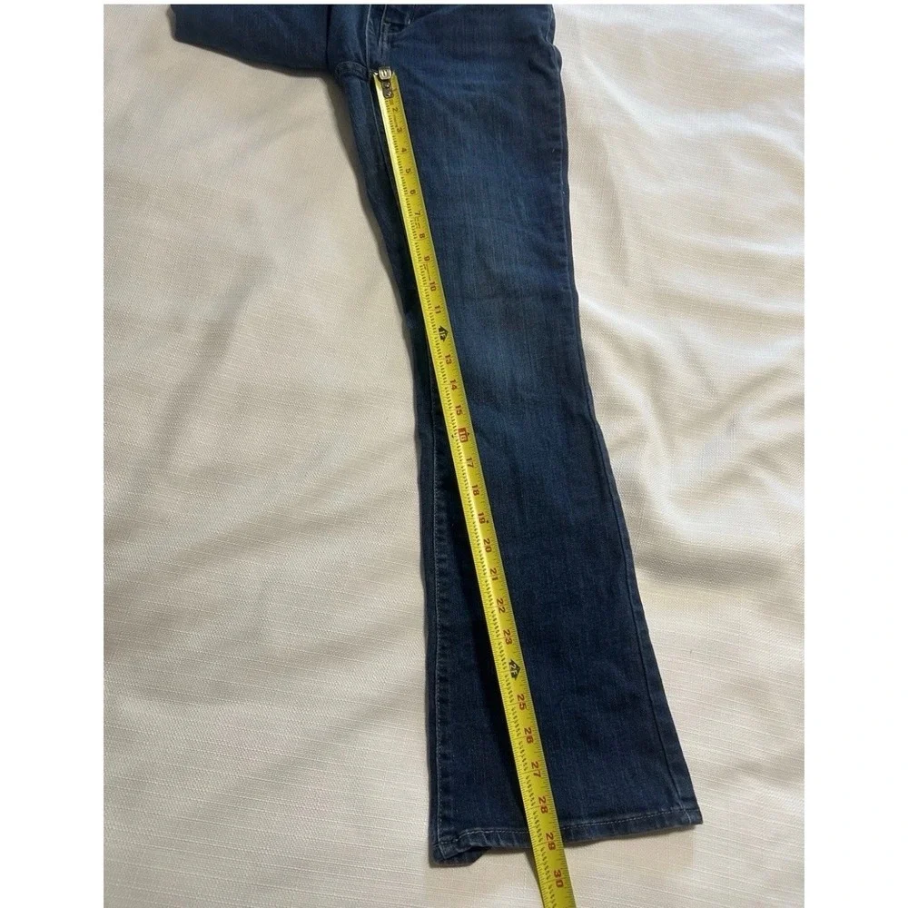 Signature by Levi Strauss Mid Rise Bootcut Jeans Women's Size 26 Dark Blue Denim